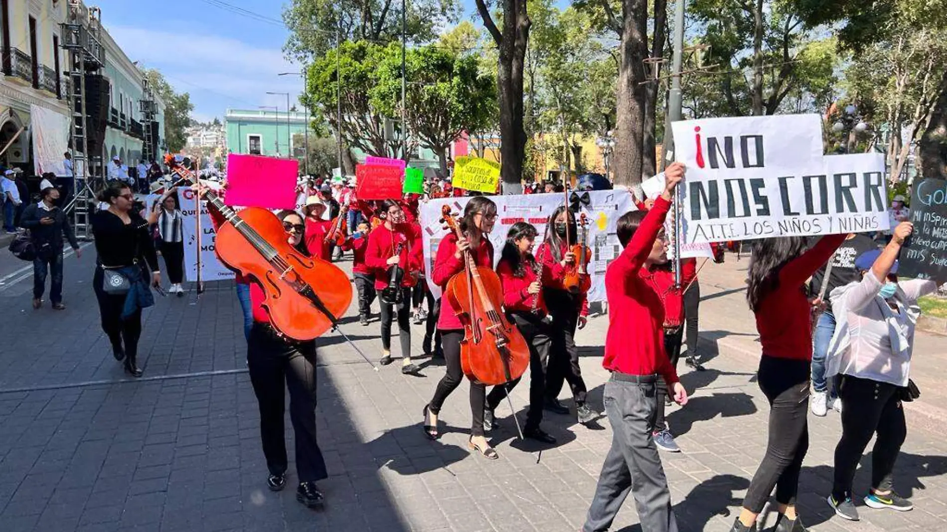 Protesta orquesta